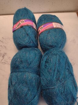 MODRÁ PLETACÍ PŘÍZE LORETA - 5