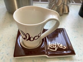 Šálek s podšálkem, Tchibo dóza, klíčenka - 5