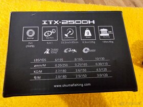 Rybářský naviják Okuma ITX-2500H - 5