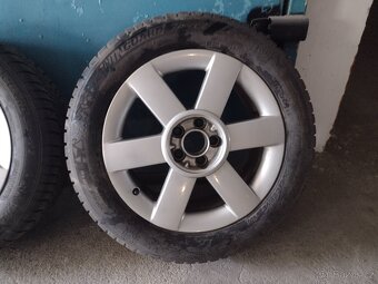 ALU kola 5x100 R16 205/55 zimní - 5