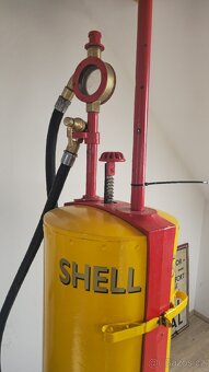 Benzinka, benzínový stojan Shell, USA 20. léta - 5