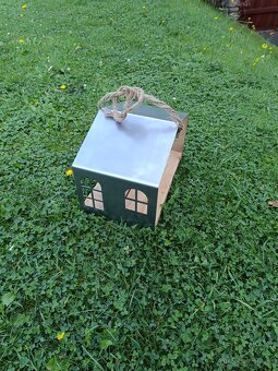 Krmítko pro ptáky stříbrné - 5