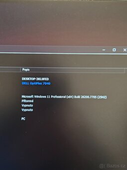 Dell – i7, 16GB, NVMe a HDD Quadro M2000..až 4 monitory - 5