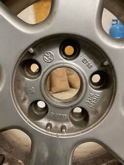 Alu Vw, R16, ET 50 , letní pneu vzorek 5-6 mm - 5