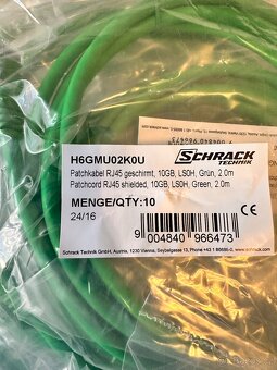 Propojovací kabel patchkabel Cat.6a (10GB) stíněný - 5