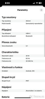 Prodám reproduktor Flip 6 Mar+in Garrix - 5