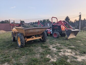 Minibagr, traktorbagr + dumper - 5