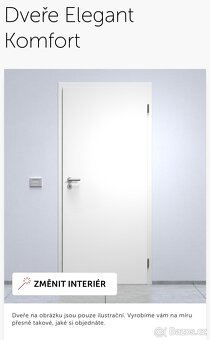 Téměř nové dveře a zárubně od Sapeli - interiérové - 5