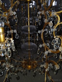 Prodám unikátní zámecký lustr, Lustry Bronze d'Art Français - 5