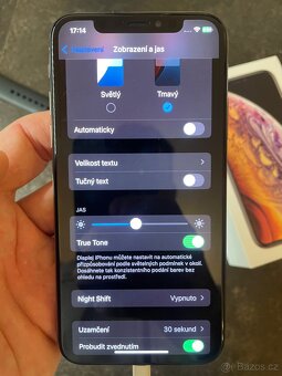iPhone XS 64 GB zlatý, top stav, nova baterie - 5