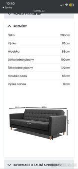 Rozkládací pohovka - 5