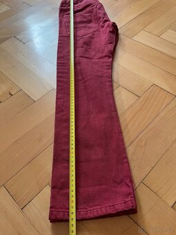 vínové džíny vel. 140 - 5