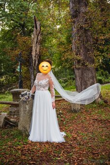 Svatební šaty - barva Ivory - 5