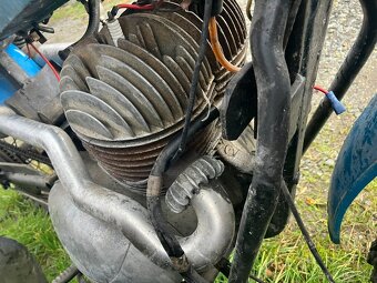 Motor Jawa 350/18 pérák krásný stav + štítek stroje - 5