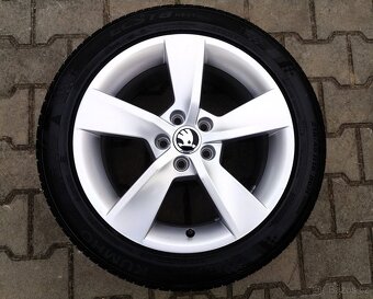 Alu kola originál Škoda Fabia III, Rapid 5x100 R16 Alore - 5