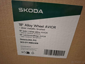 Nové orig. alu disky Škoda Octavia IV 7,5x18 ET48 5x112 - 5