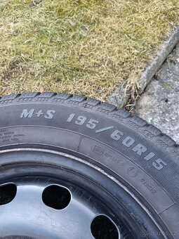 195/60/15 , disky 6Jx15, pneu SAVA Eskimo, FORD - 5