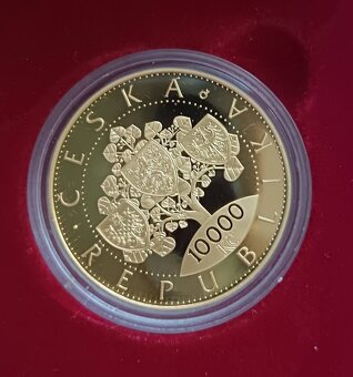 Zlatá mince 10.000kč 2018 /Vznik Československa ČNB - 5