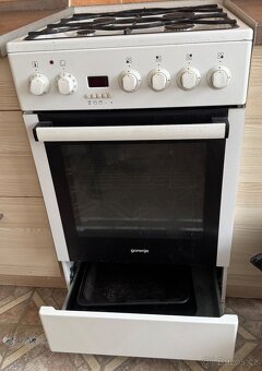 Kombinovaný sporák Gorenje – 4x plyn + el. trouba, funkční - 5