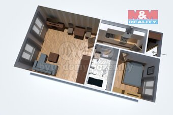 Prodej bytu 2+kk, 44 m², Kolín, ul. U Borků - 5