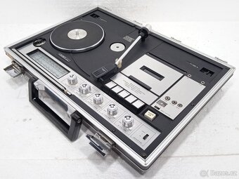 Crown SCP/71FW retro rádio gramo kazetový magnetofon - 5