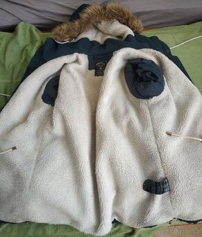 Zateplená streetová zimní bunda Meatfly - parka, barva Navy - 5