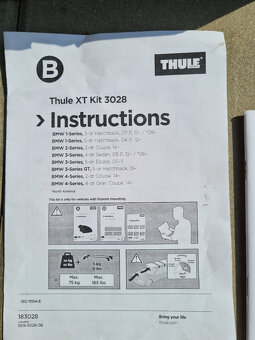 Střešní nosiče thule+ XT Kit 3028+Rapid system 753 - 5