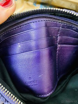 Kabelka GUCCI GALAXY POUCH PURPLE LEATHER - 5