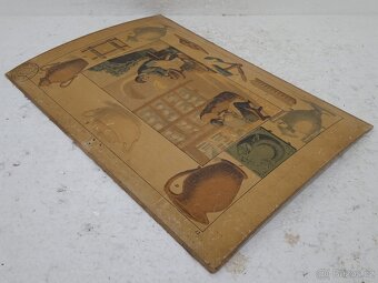 Hrnčíř - školní pomůcka 1856 - 36,5x26,5cm - 5