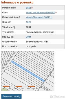 Prodej 1 ha orné půdy - 5