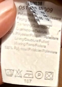 Trenčkot, kabát, béžový, vel. 38, M-L - 5