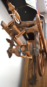 Starožitný kolovrat - velký - 5