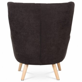 Křeslo ušák AK-311 hnědá látka - 5