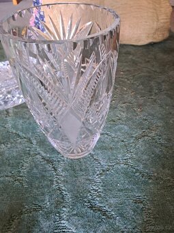 Broušené sklo, vázy - 5