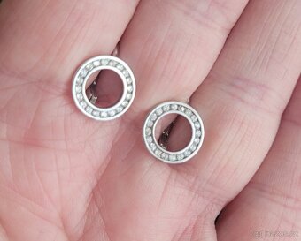 Stříbrné náušnice  - punc - 5