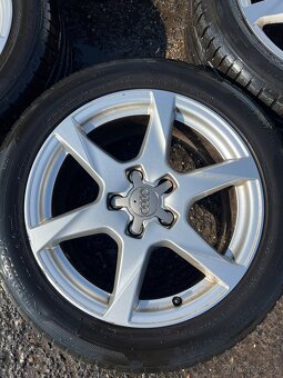 Alu kola audi 5x112 + pneu 225/50/R17 - 5