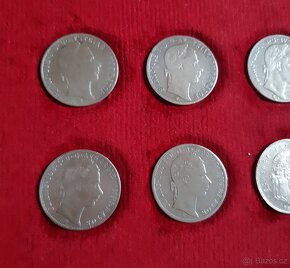 10x RU Zlatník / Florin vzácnější ročníky, FJI - 5