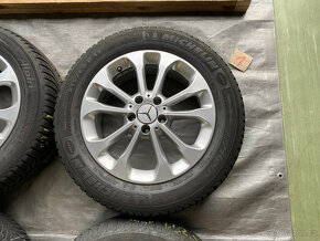 17 alu org. Mercedes 5x112 mm, Top stav + TPMS - 5