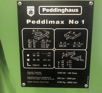 Profilové nůžky s děrovadlem a pros. nástr. Peddinghaus - 5