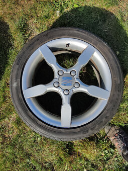 Sada 4 alu disků R17 originál Seat - 5