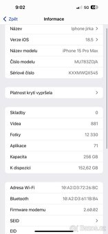 iPhone 15 Pro Max 256gb titanium Silver - 5
