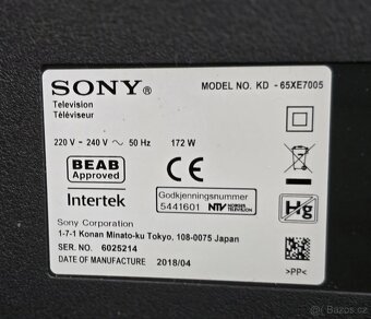 TV Sony 65XE7005 - 5