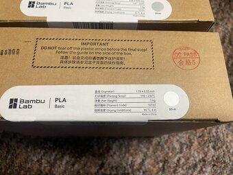 BambuLab PLA Basic filament Refill 1kg různé barvy - 5