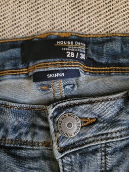 Pánské modré skinny džíny zn. House, vel. S - 5