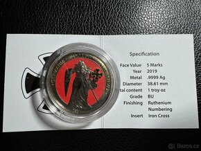 Luxusní stříbrná mince Germania Mint - Iron Cross 2019 - 5