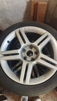 Originál Audi ALU kola s letními pneu - 5