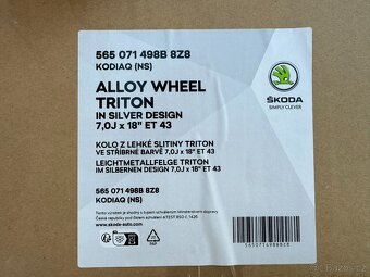 SKODA KODIAQ VW TIGUAN SEAT TARRACO 5X112 R18 7J ET43 - 5