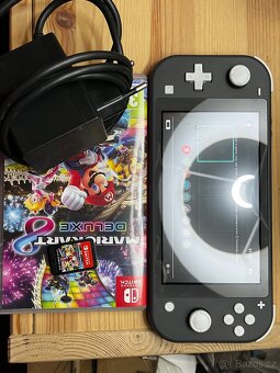 Nintendo switch lite 32gb grey + mario kart 8 deluxe - 5
