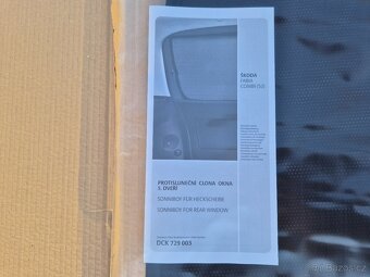 sluneční clona okna pátých dveří Škoda Fabia DCK729003 - 5