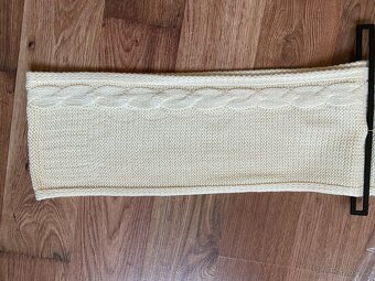 Nová dámská zimní šála Alpine Pro - krémová, akryl - 5